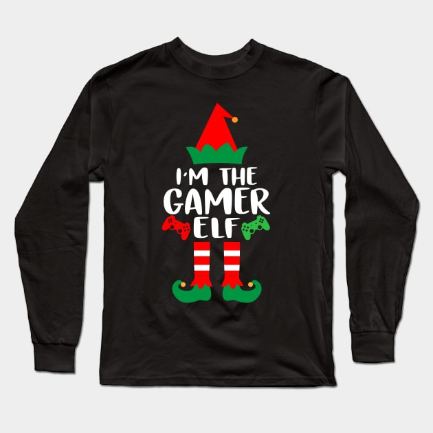 The Gamer Elf Family Matching Group Christmas Video Game Long Sleeve T-Shirt by norhan2000